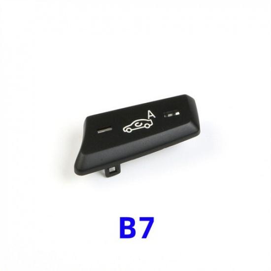 1pcs Black ABS Car Front AC Control Switch Button Trim For BMW 5 E60 E61 2003-10