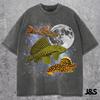 Three Pleco Fish Retro Graphic T-shirts, Funny Aquarium Moon Tee, Exotic Tropical Fish Lovers Shirt, Vintage Colorful Pleco Gift