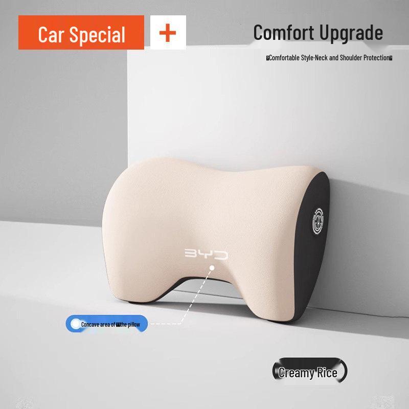 BYD Car Neck & Lumbar Support Cushion for Qinplus/Songpro/Seagull/Haipei Hui