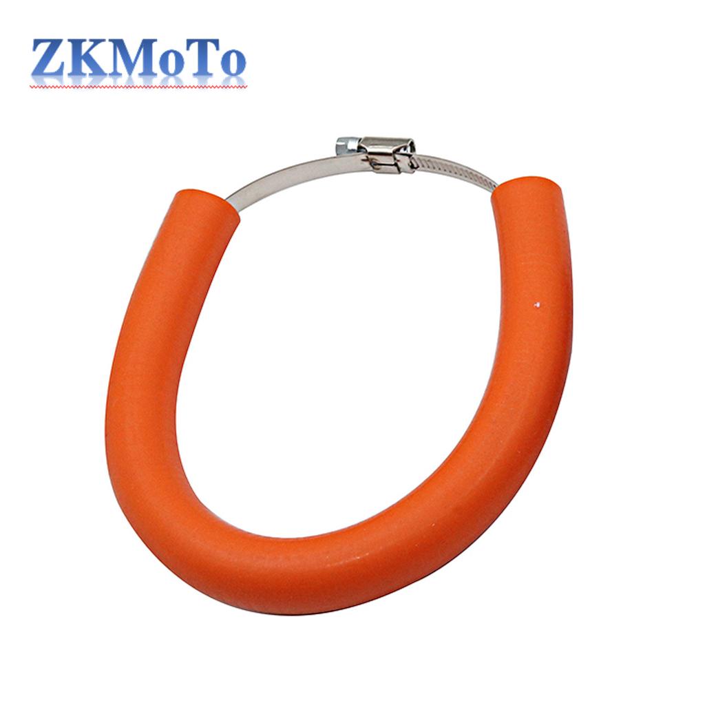 Universal Motorcycle Oval Exhaust Protector Can Cover For KTM Dirt Bike Accessories Silicone Guard Anti-hot 250 350 450 500 CC