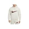 Nike Club Fleece Logo Pullover Hoodie Men Hoodies Light-Full-Wood-Brown FN3105-104