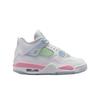 Air 4 Retro GS Valentinstag 2026 Kindersneaker Weiß Mittel-Weich-Rosa Halb-Blau-Dampfgrün IB7068-100