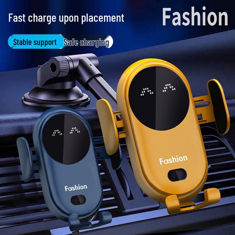 Smart Clip Infrared Sensing Car Wireless Charger & Phone Holder with Fast Charging