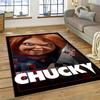 Tappeto Personaggio Film Horror Chucky Pennywise Halloween per Camera da Letto Soggiorno Casa Decorazione Divano, Tappetino Grande Decorativo da Pavimento