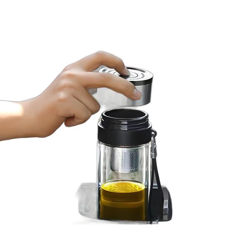 Shangqi Portable Glass Tea Infuser Bottle