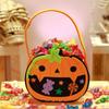 Gifts Pouch Pumpkin Candy Bucket Trick or Treat Halloween Wool Felt Bag Funny   Children