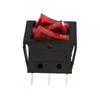 KCD3 34*40 Big Rocker Switches With Red Light Three-Way Switch 9 Pin 2 Position Multi-knife Single-throw 16A/30A 250V