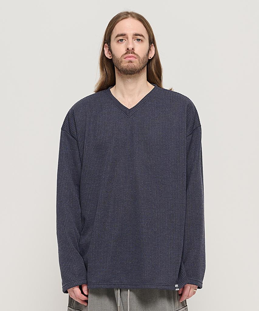 CARGOBROS Cb V-Neck Overknit (Charcoal)