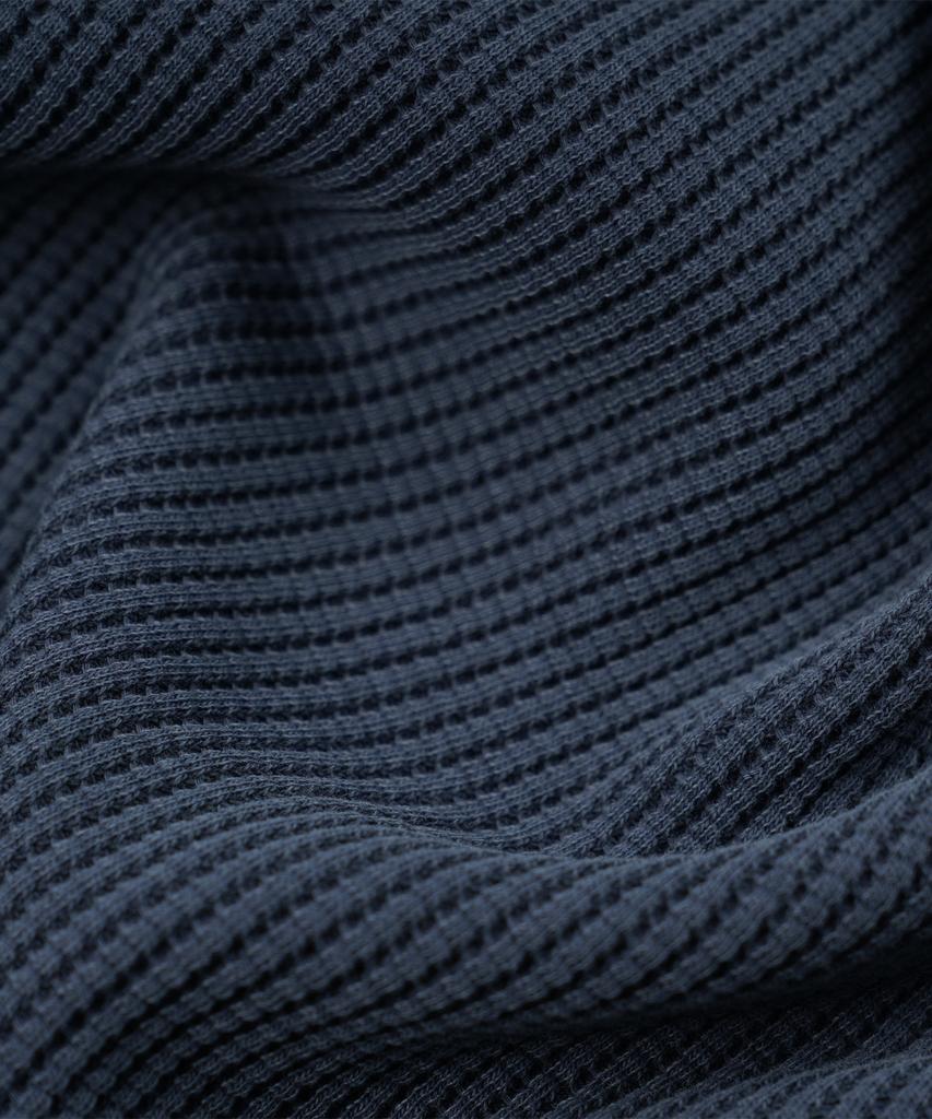 FRIZMWORKS Pigment Dyeing Waffle Pocket Tee _ Blue