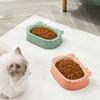 Pet Cat Bowl Crab Shape Slow Food Bowl Removable Pet Double Bowl Anti-choking Dog Food Bowl Anti-knock Over Dog Rice Bowl