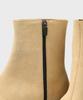 Firenze Atelier [Second.A] Minimal Bold Shape Zip-Up Boots 2Ndf5100Bs [Camel]