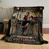 Classic Feyenoord Rotterdam Vintage Multicolor Fleece Blanket, Classic Fleece Blanket for Warmth and Style, Everyday Throw Blanket for Any Season