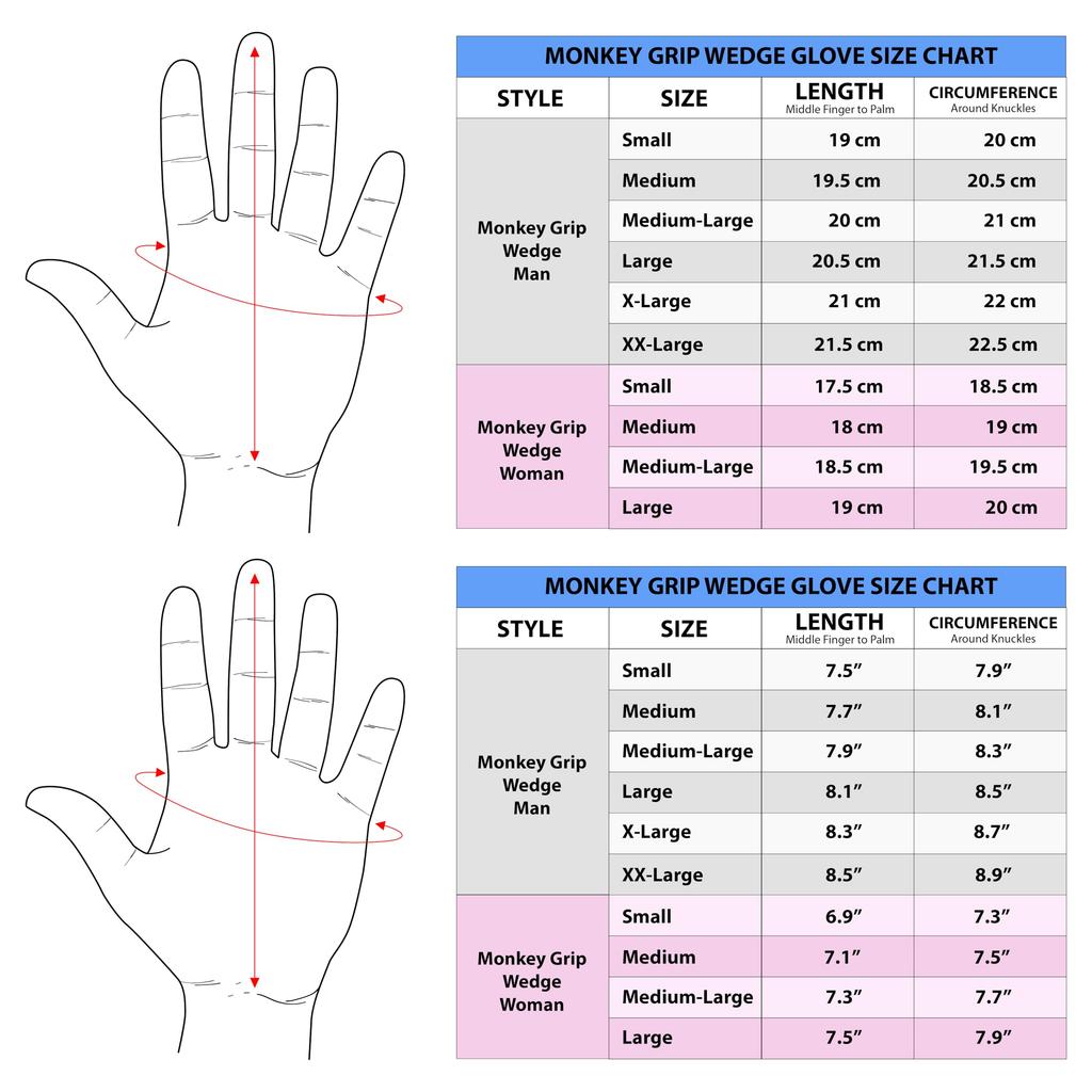 MONKEY GRIP Golf Premium Synthetik Power Slice Linkshänder Handschuh, Leder, Anti-Rutsch-Griff, Killer, Verdrehungsfrei, (MANN 22)