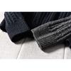 No Replenishment Wool + Log Tencel! Export Men's Clothing Factory Balance Cargo with Logo Cut off Casual Knitting round Neck Sweater Men