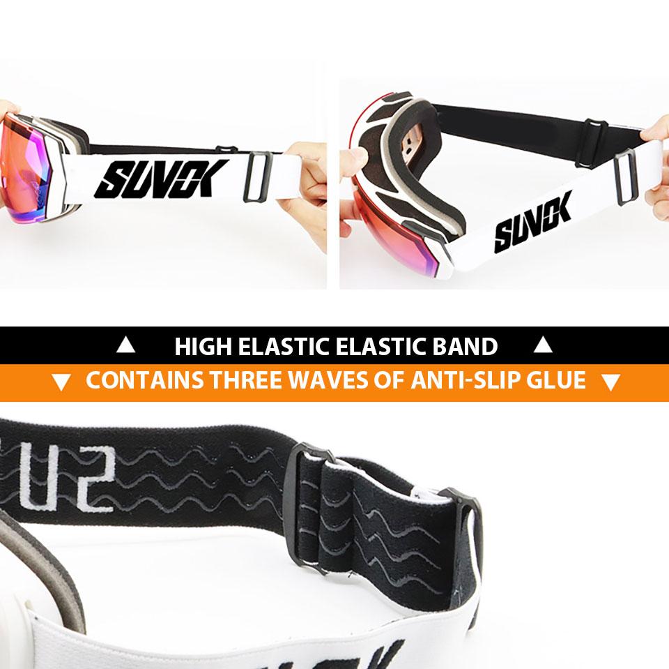 Ochelari de schi HD Mirror Straturi duble UV400 Anti-aburire Snowboard Snowboard Mască de schi Ochelari