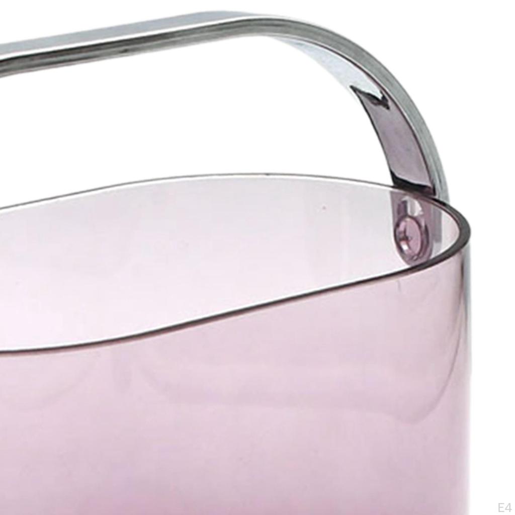 2.5L Ice Cube Container, Acrylic Champagne Wine Bucket, Beverage Chilling Tub, Bucket for Hotel