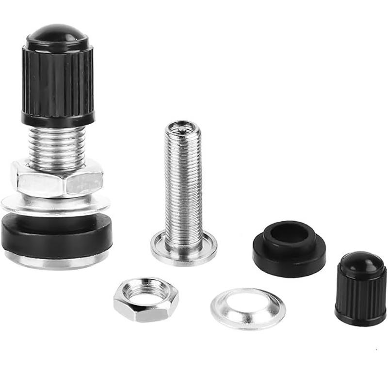 2Pcs Motorcycle Wheel Valve 33Mm Motorbike Scooter Bike Quad Tubeless Mountain Tyre Valve Dustcap