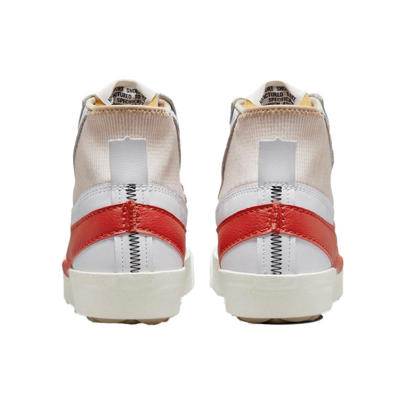 Nike Blazer Mid 77 Jumbo White Habanero Red Sneakers Skateboard Shoes DD3111-102