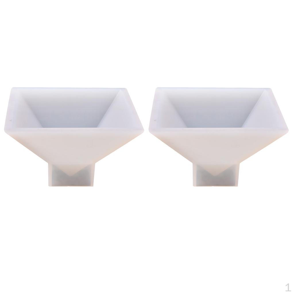 

2Большая силиконовая пирамида для изготовления украшений из смолы, домашний декор, 95 мм