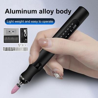 Elektrická bruska Gravírovací pero Akumulátorové rotační gravírovací pero pro kov Dřevo Skleněné řemesla a plast Sada USB dobíjecího gravírovacího stroje Etcher Tool