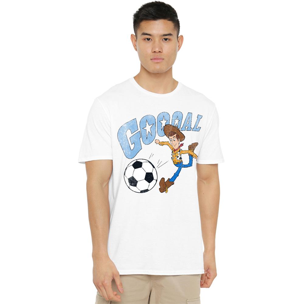Toy Story Unisex Adult Goal Woody T-Shirt