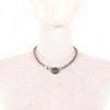 Very Good TIFFANY&Co. choker Oval Tag Choker Necklace Accessories Silver SV925  Used