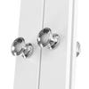 VASAGLE Double Mirror Doors Bathroom Cabinet, Wall Cabinet, Storage Cupboard, Wall-Mounted Storage Unit, Adjustable Height Shelves, 56 X 13 X 58 Cm