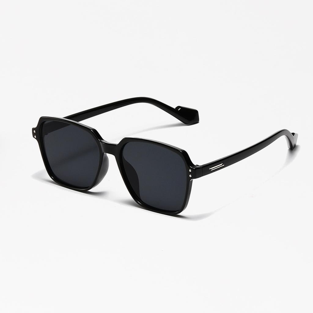 Square Glasses Large Frame Face Covering Versatile Sunglasses Women'S Casual Green Sunglasses Men
