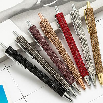 Glitter Sequin Crystal Pen 0.5mm Black Refill Ballpoint Pen Office Stationery Gel Pen Student Writing Tools Office Supplies
