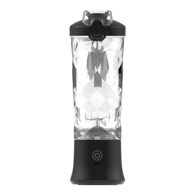 600ml Smoothie Blender Portable USB Rechargeable Juicer with High Speed Motor Mixing Cup for Protein Shakes and Juices