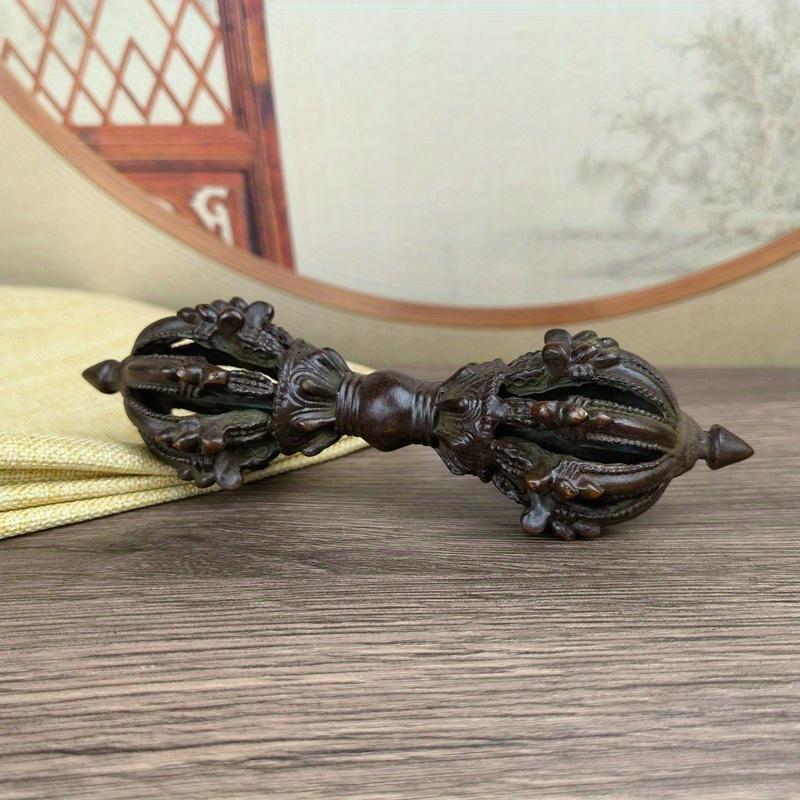 Tibetan Old Ritual Nine-strand Dorje Vajra Tibet Buddhism Pendant Necklace Jewelry Car Decoration