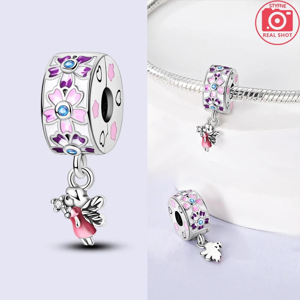 Copper Original Zircon Star Moon Heart Butterfly Pet Cat Paws Charms Beads Fit Bracelet Jewelry Women Diy Anniversary Gift