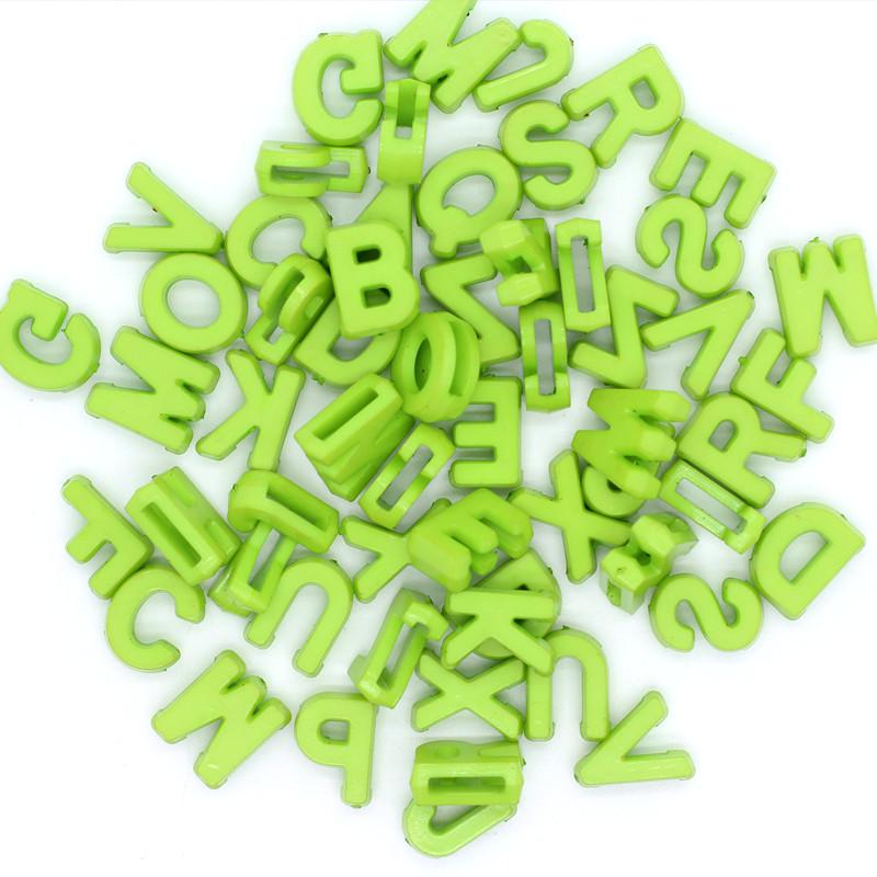 Colorful Acrylic Letter Beads for DIY Bracelets - Early Education Jewelry Accessories