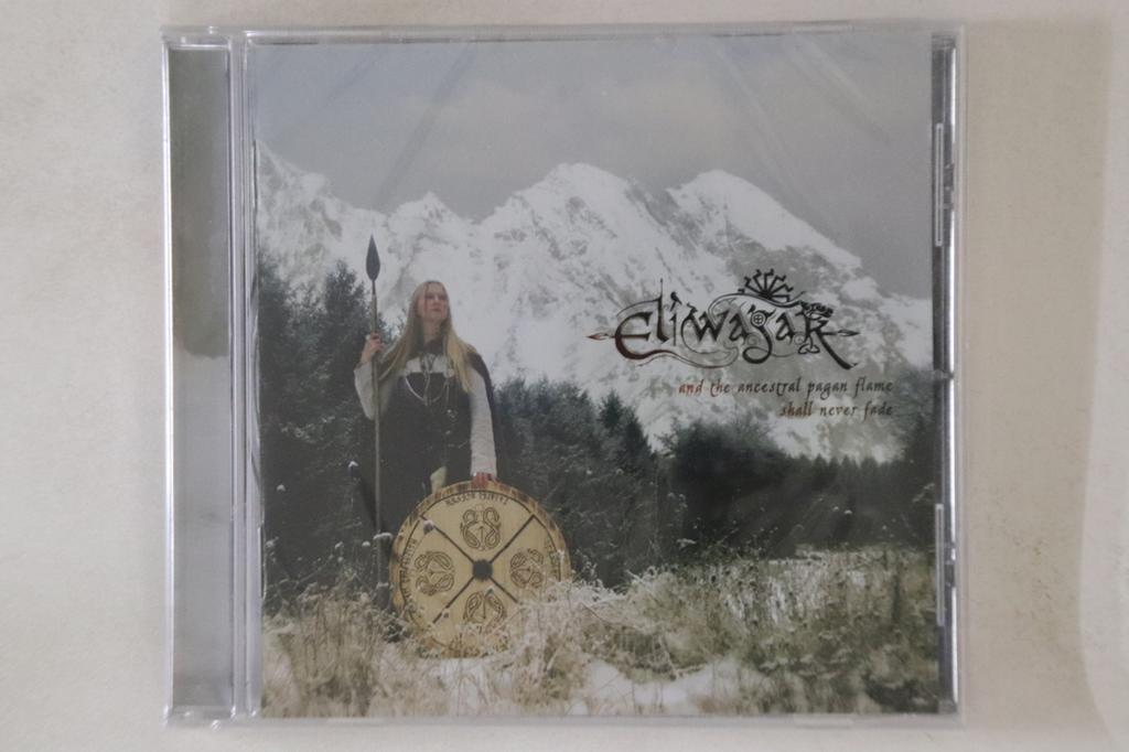 CD ELIWAGAR - And The Ancestral Pagan Flame Shall NONE IN THE MORNINGS 2009 Spain Rock Used