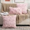 New 3D Cushion Cover Plush Jacquard Quilted Sofa Bedroom Pillow Headboard Cushion