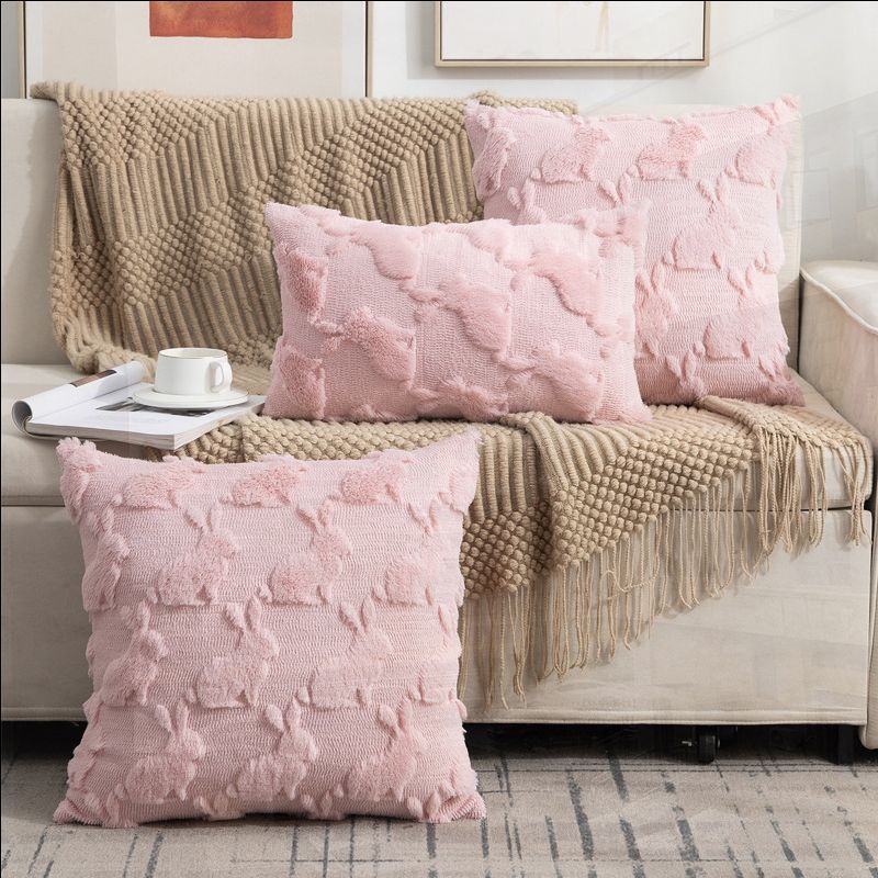 Husă de pernă 3D nouă, pluș jacquard matlasat, pentru canapea, dormitor, pernă, pernă pentru tăblie