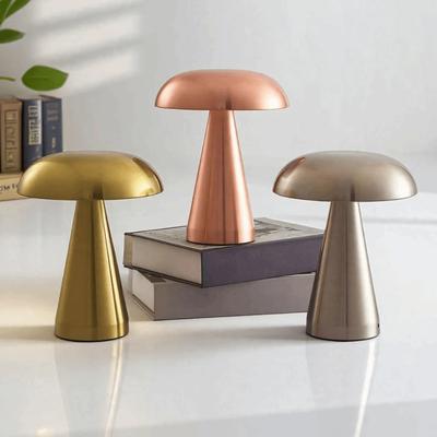 Creative Touch Sensor Bar Table Lamp Rechargeable Dimming LED Table Lamp Desktop USB Mushroom Lamp Restaurant
