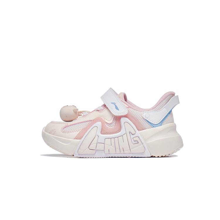 

Li Ning Детские Нескользящие Амортизирующие Кроссовки с Низким Верхом Детские кроссовки Розовые YKNT084-2 25