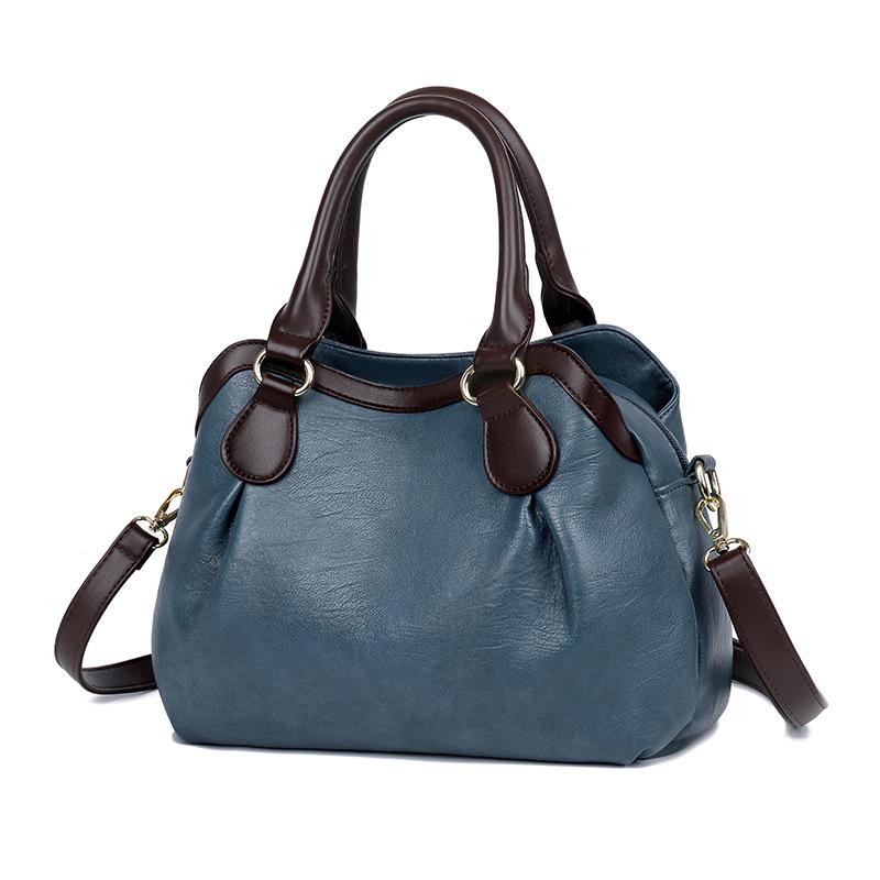 Bag women's bag 2025 new casual soft surface commuting to work large capacity messenger bag versatile temperament women's portable