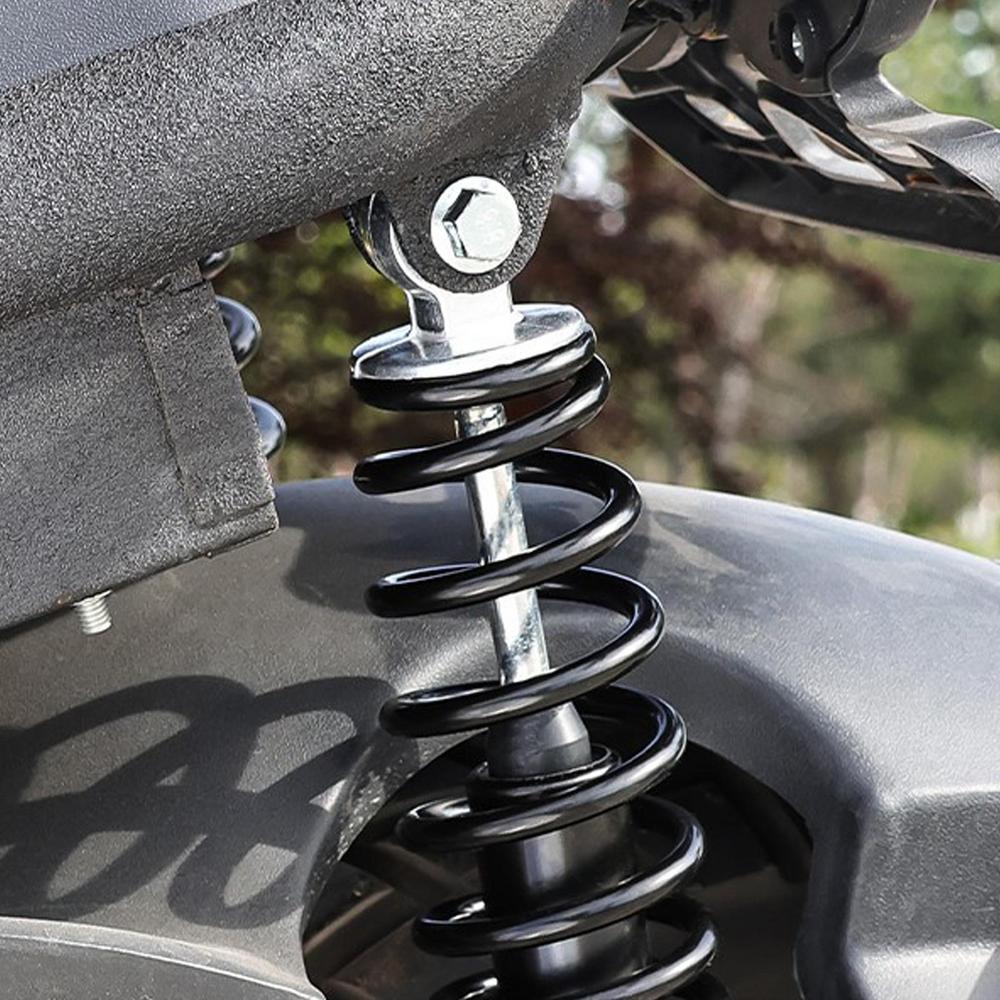 250mm Adjustable Motorcycle Shocks Coil Spring Absorber Heavy-Duty Adjustable Suspension Kit for Motorcycles Scooter