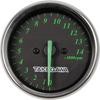 Special Parts Takekawa 05-05-0092 Black & Green Tachometer (Electric) 12 V Car Universal