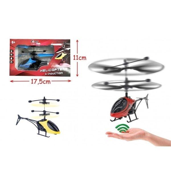 Dronehelikopterkontroll med håndinfrarød induksjon