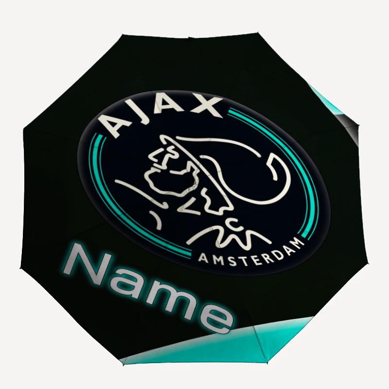 Custom Name Ajax Theme Automatic Umbrella, Lightweight & Portable, 8 Rib, Perfect for Outdoor Travel, Birthdays, Christmas, Gifts.
