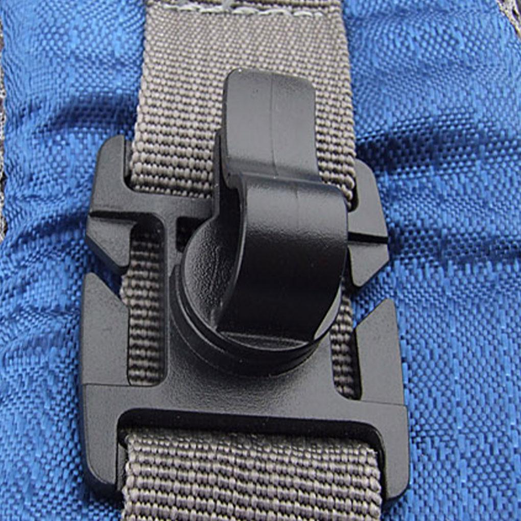 2 Pieces Water Clip Rotating Clips Fixing Fixture Carabiner D-shaped Buckle Accessory for Outdoor Camping Hiking