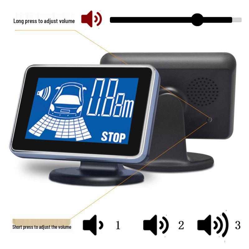 Car Voice Parking Assist System with Reversing Camera and Rear 4 Probes.