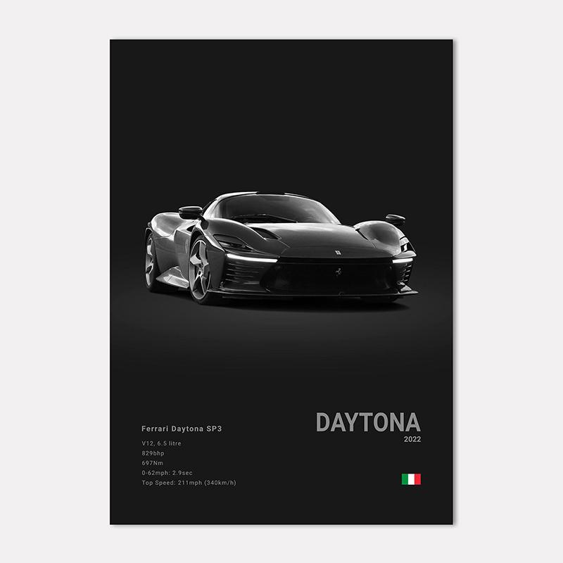 Famous Cars 812 458 296 Canvas Wall Art Print Poster 599XX SP3 F8 Decoration Mural Modern Home Decor Birthday Gift Unframed