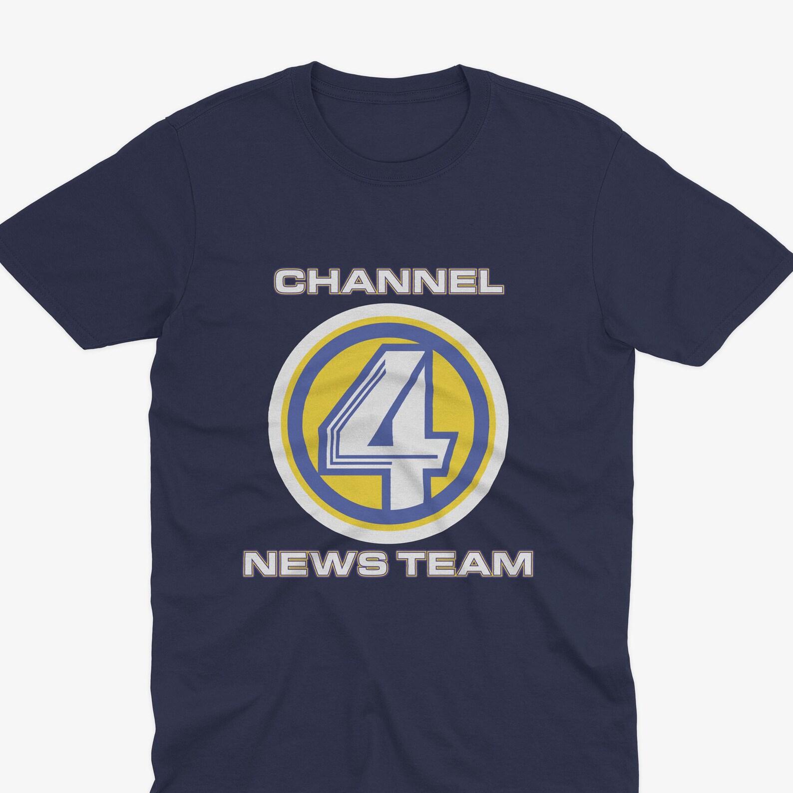 Anchorman - Channel 4 News Team - Ron Burgundy T-Shirt - Will Ferrell T-Shirt, Anchorman T-Shirt Anchorman Quote Tee, Will Ferrell Movie S