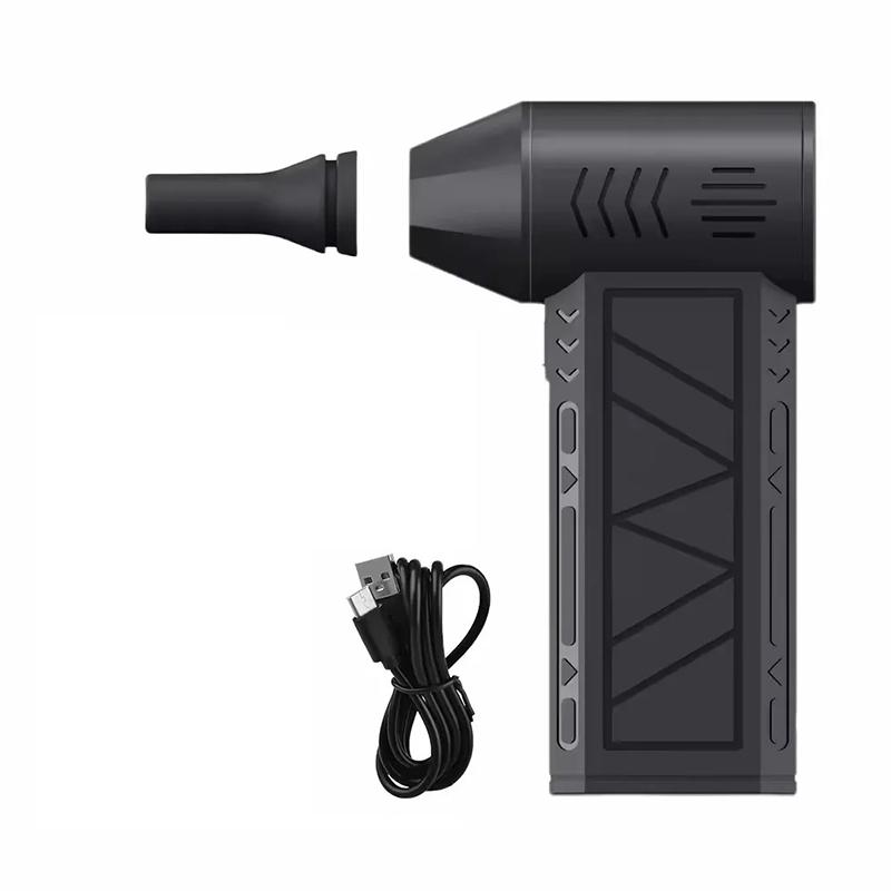 Portable Air Blower Mini Turbo Jet Fan 250000RPM Wind Speed Handheld Duct Fan High-Performance Cyclone Turbo Electric Blower