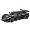 1/24 Koenigsegg JESKO Alloy Super Muscle Car Model Metal Diecast Sound and Light Host DIY Display Decoration Trendy Ornaments Gifts for Children