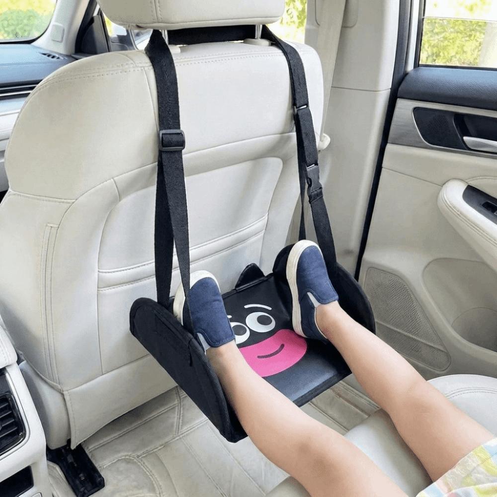 Adjustable Design Backseat Foot Rest Universal Fit Portable Foot Stool Travel Use
